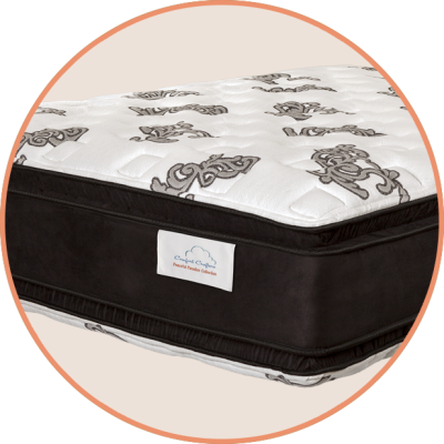 Utopian Dream

Luxurious, durable knit cover encases 1½” foam
Extra layers of foam and a nano spring for a luxurious feel
Ideal for customers who want a durable, plush pillow top mattress
Comfort type: Plush