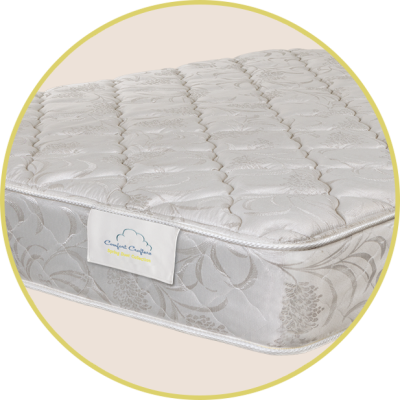 Adagio

1½” quilted foam
1” of sheet foam for added comfort
For customers seeking a plush mattress
Comfort type: Intermediate