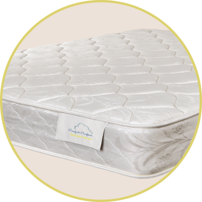 Harmony

1” quilted foam
For customers seeking a firm mattress
Comfort type: Firm